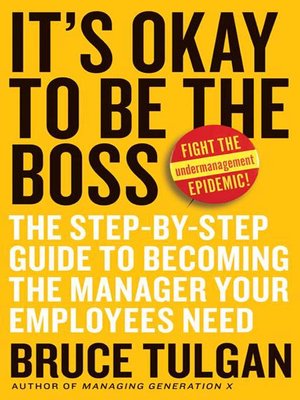 cover image of It's Okay to Be the Boss